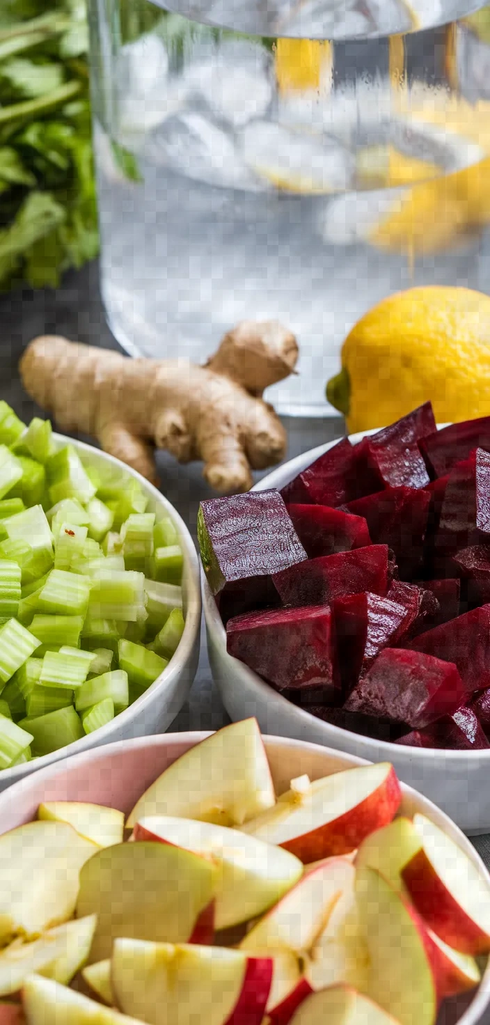 Ingredients photo for Beetroot And Celery Juice The Ultimate Post And Pre Workout Drink Recipe