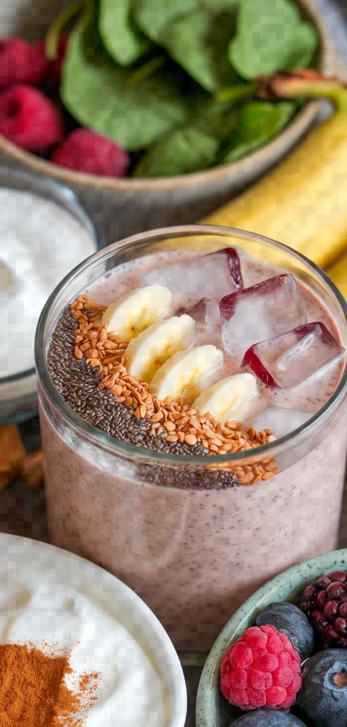 Ingredients photo for Best High Fiber Smoothie Constipation Bloating Recipe