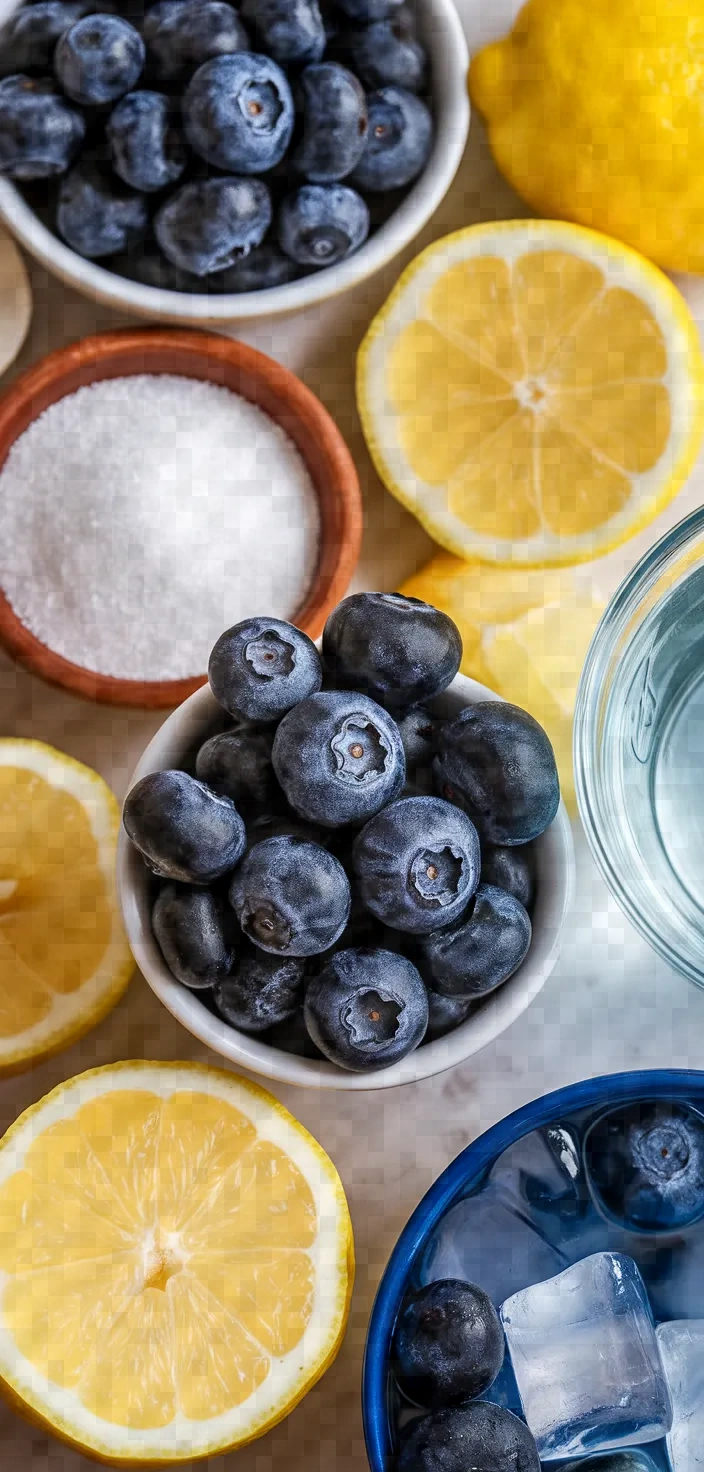 Ingredients photo for Blueberry Vodka Lemonade Recipe