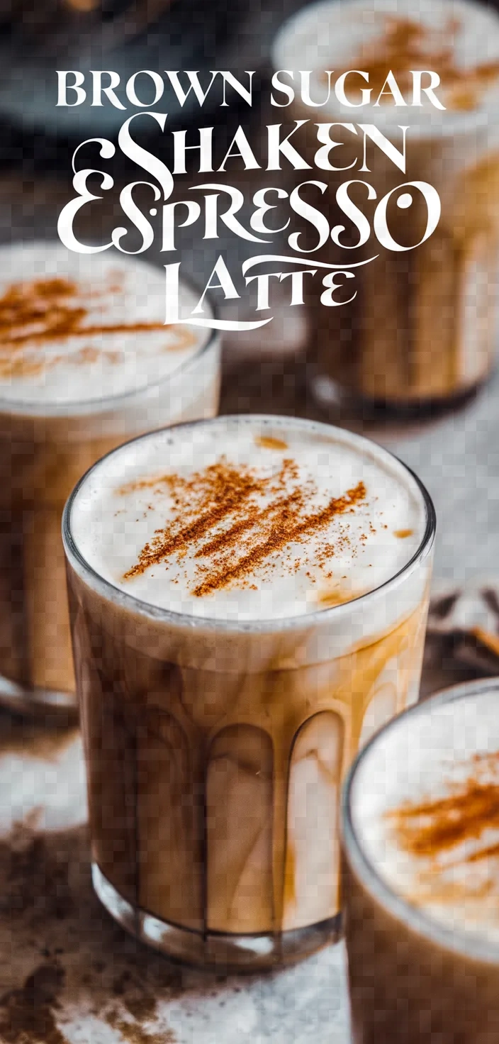 Brown Sugar Shaken Espresso Latte Recipe