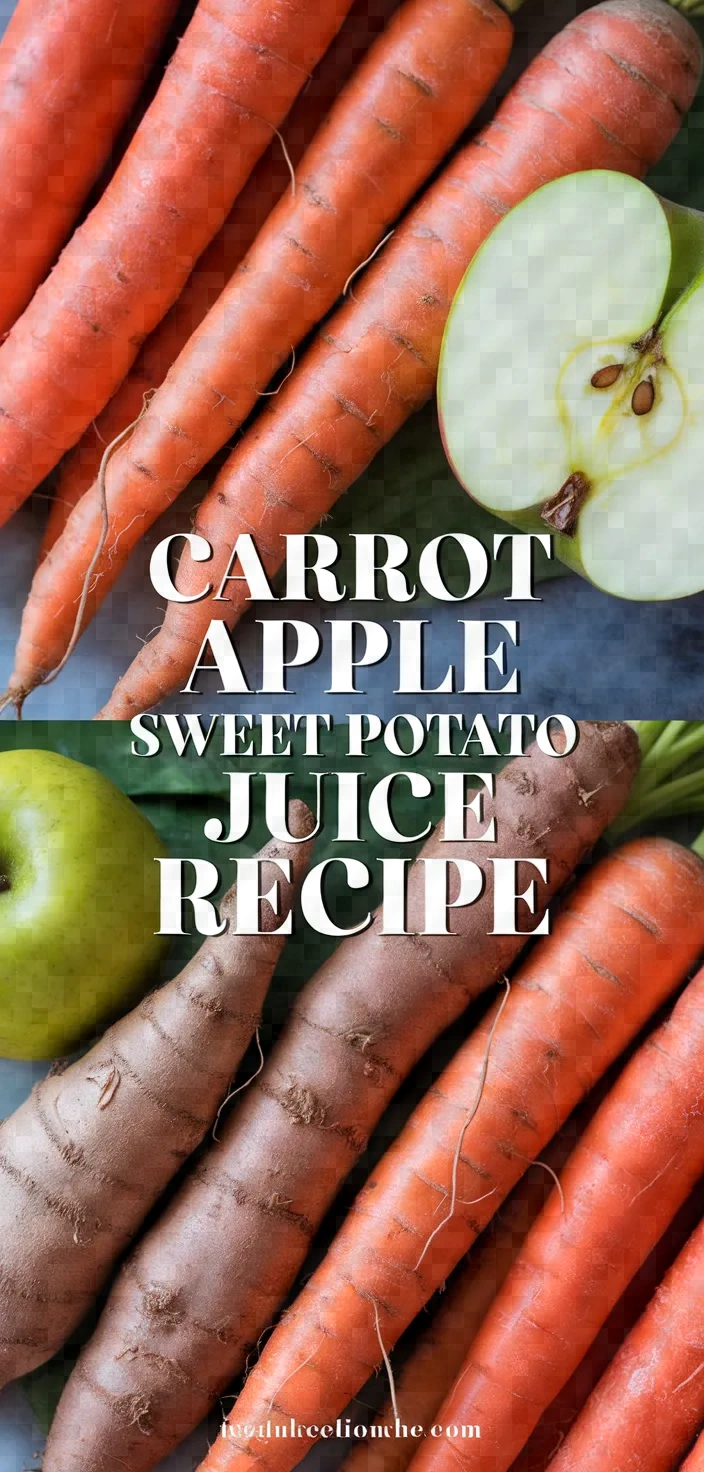 Carrot Apple Sweet Potato Juice Recipe