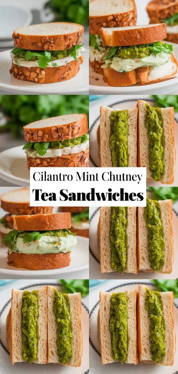 Ingredients photo for Cilantro Mint Chutney Tea Sandwiches Recipe