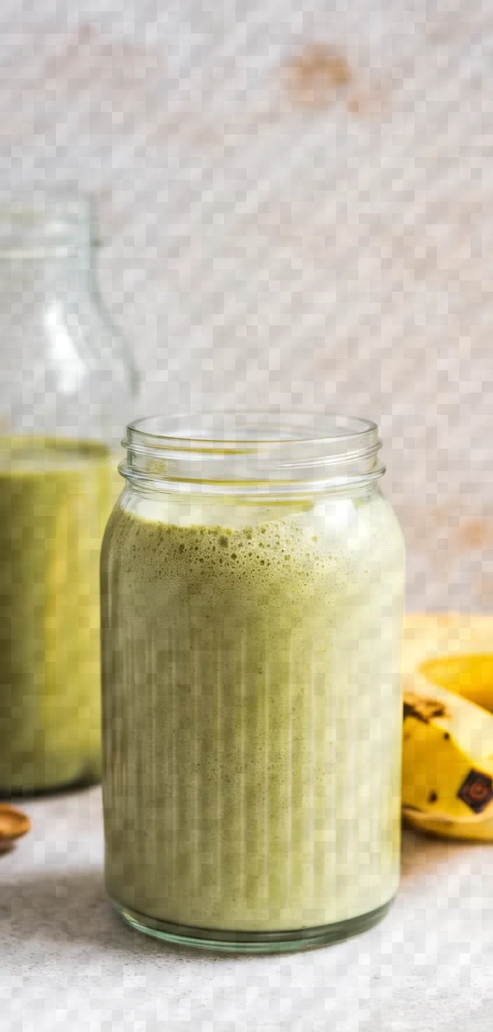 Energizing Creamy Banana Matcha Green Tea Smoothie Recipe