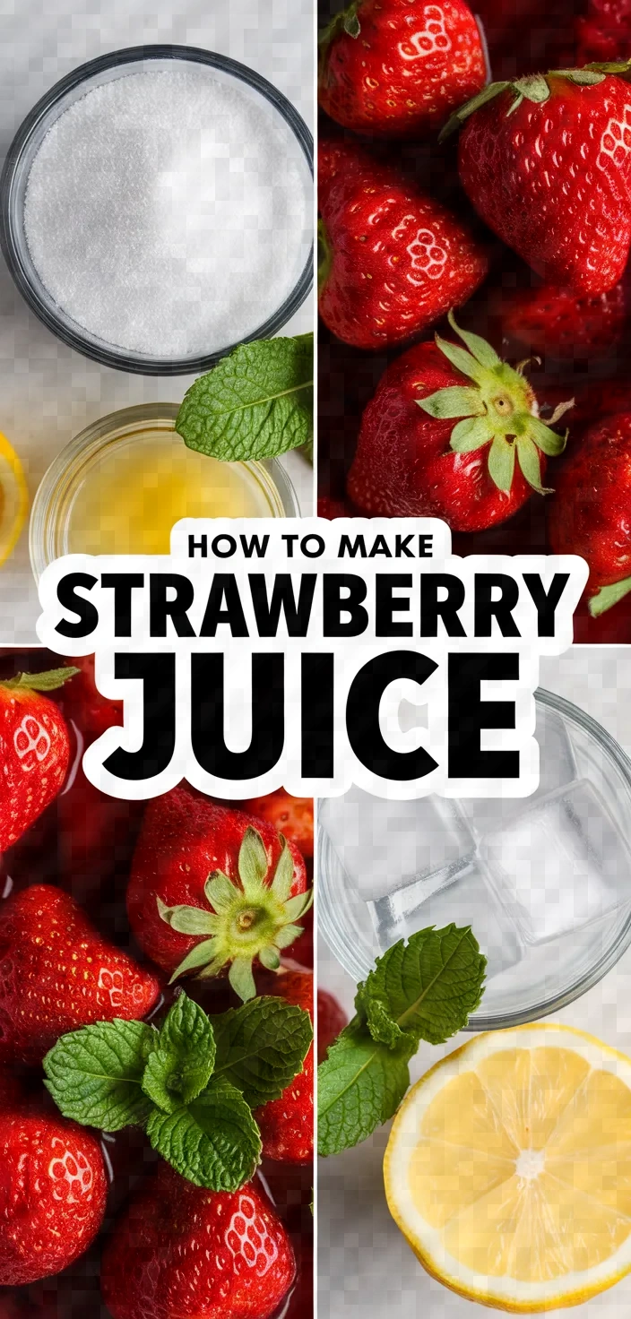 How To Make Strawberry Juice Recipe