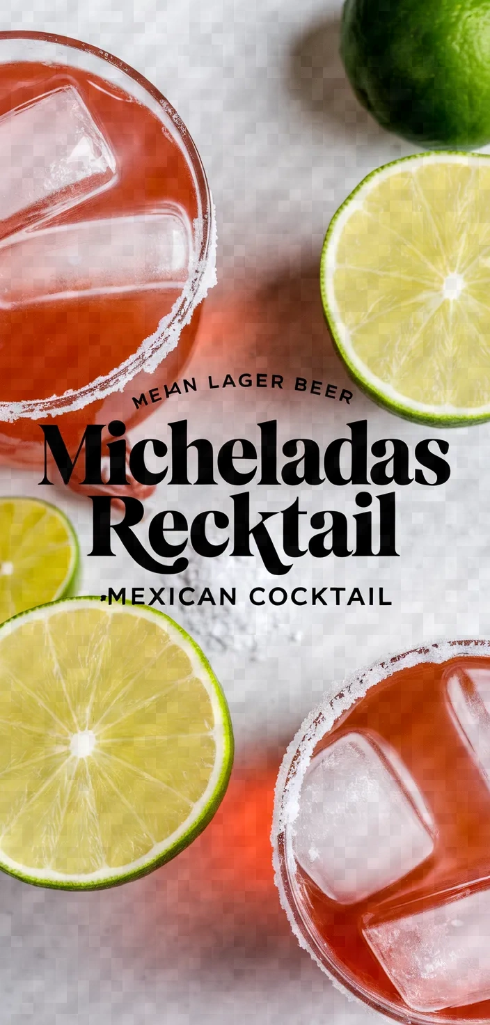 Micheladas Recipemexican Cocktail