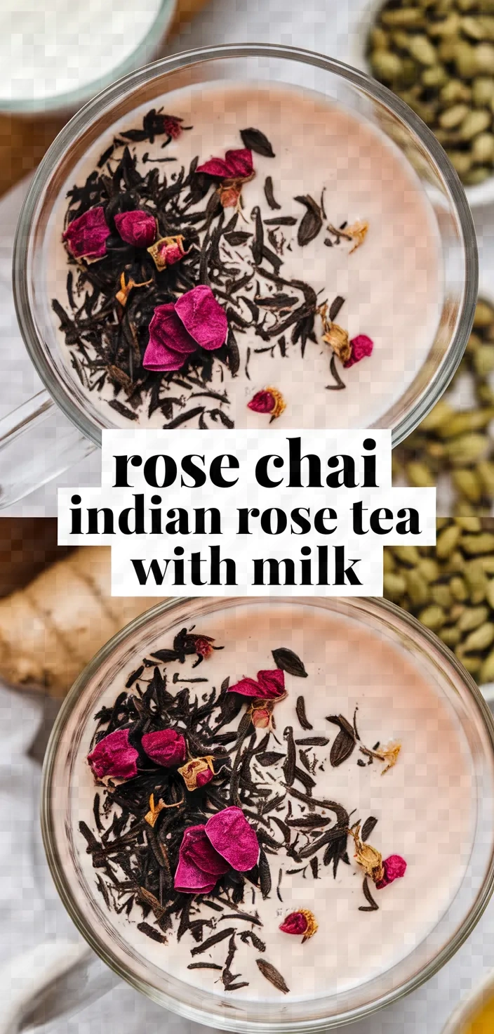 Rose Chai Indian Rose Tea With Milk Recipe