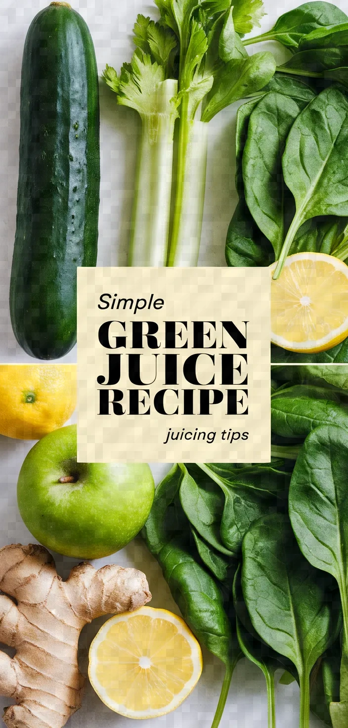 Simple Green Juice Recipe Juicing Tips