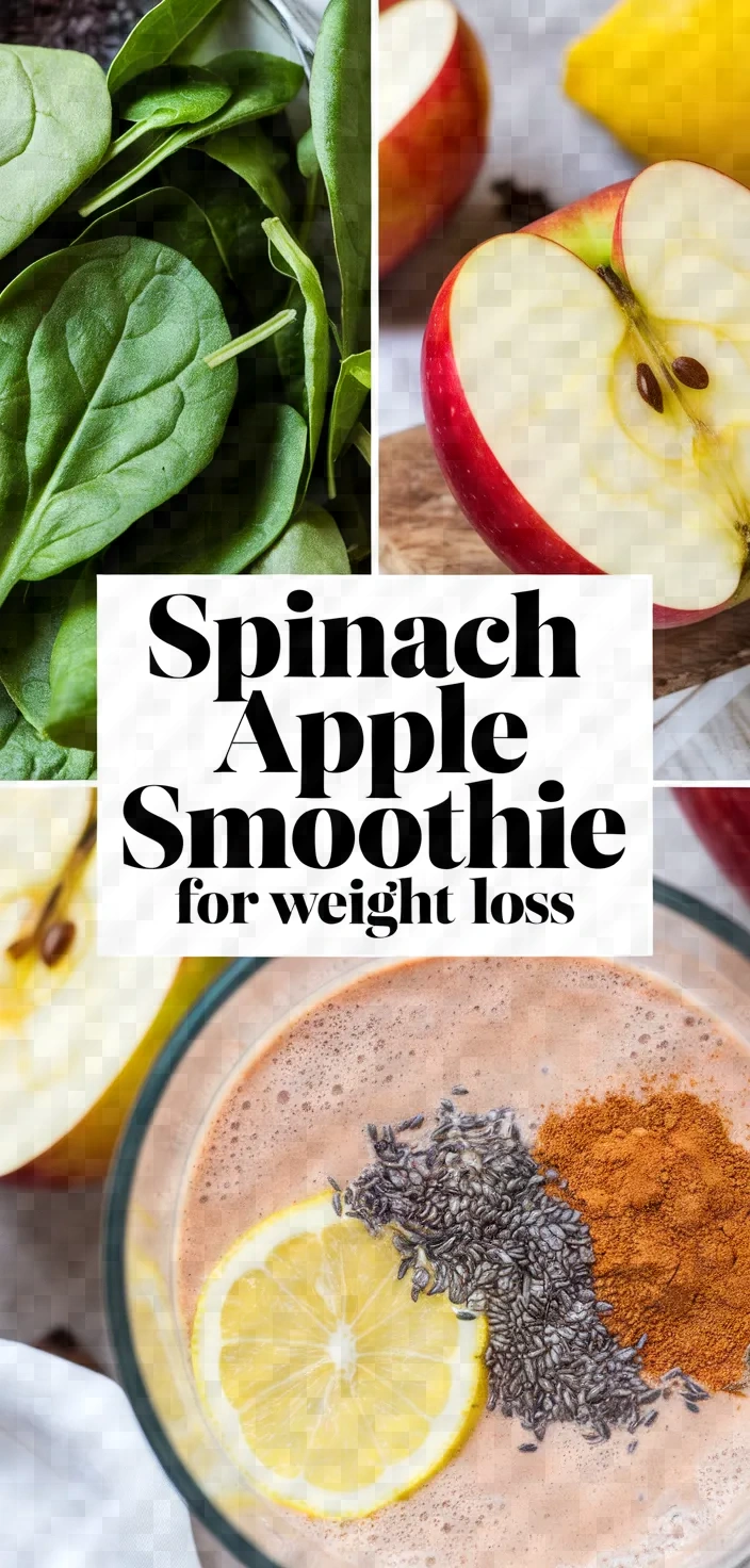 Spinach Apple Smoothie For Weight Loss Recipe