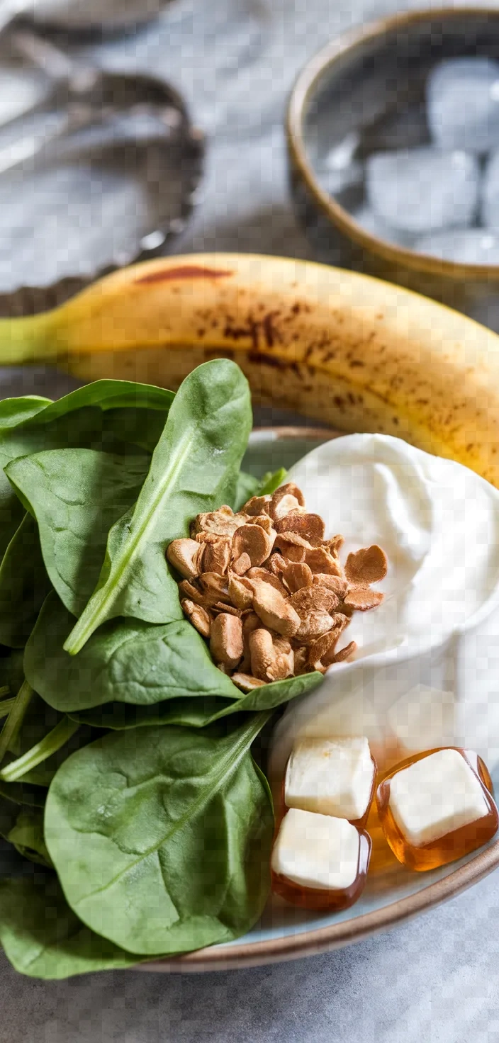 Ingredients photo for Spinach Smoothie With Banana Recipe