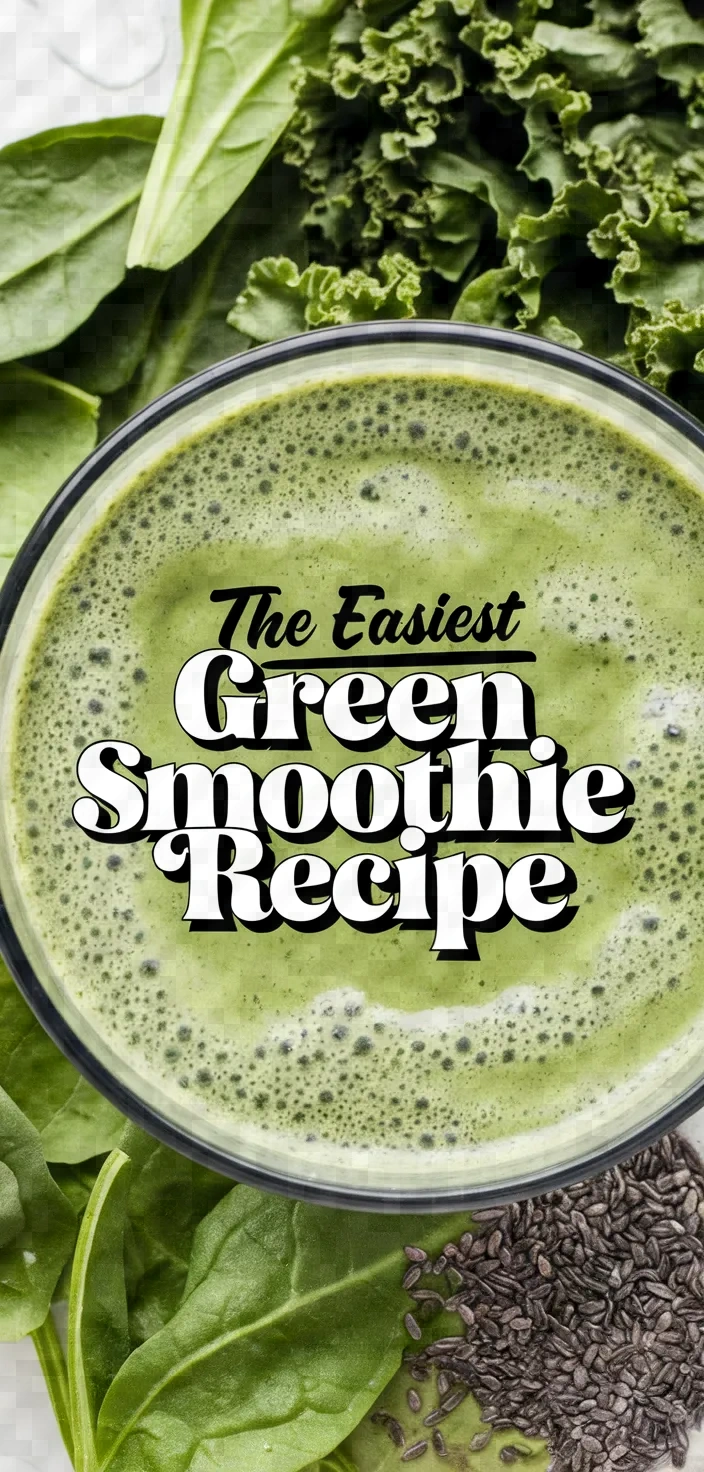 The Easiest Green Smoothie Recipe