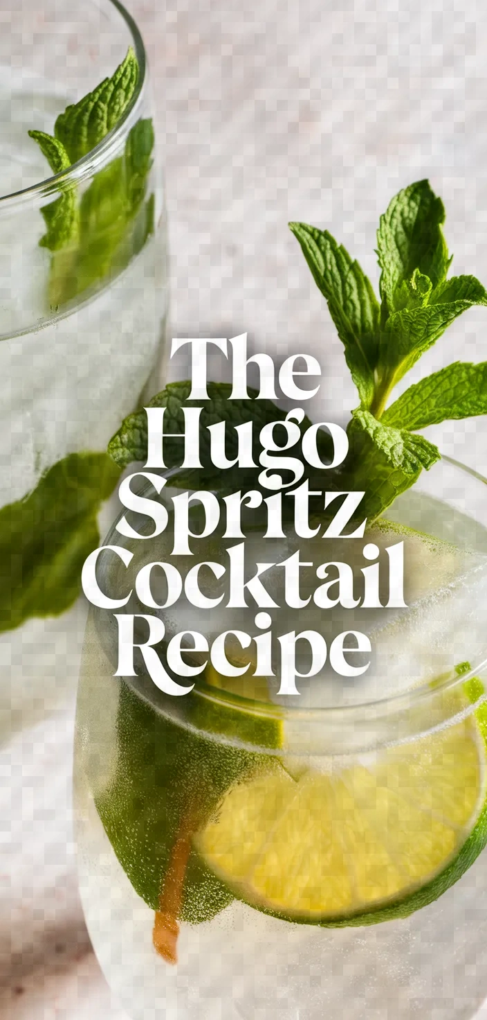 The Hugo Spritz Cocktail Recipe