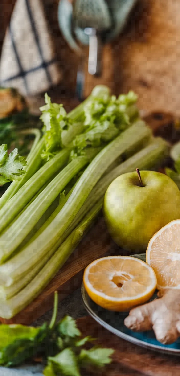 Ingredients photo for The Morning Celery Juice Recipe