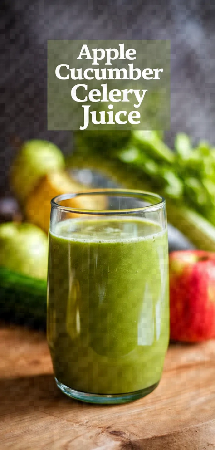 Apple Cucumber Celery Juice Recipe