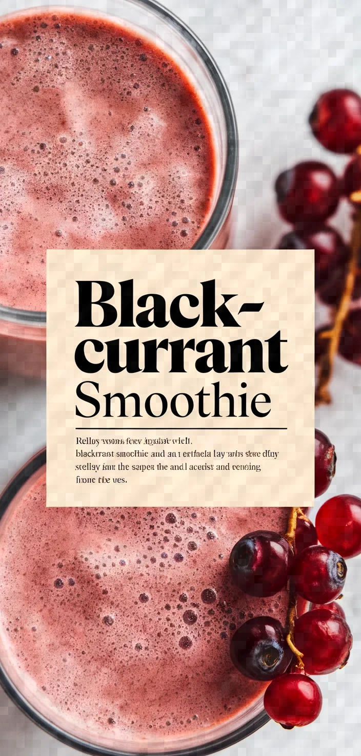 Blackcurrant Smoothie Recipe