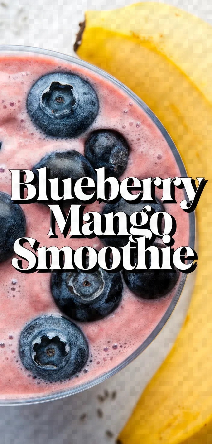 Blueberry Mango Smoothie Recipe