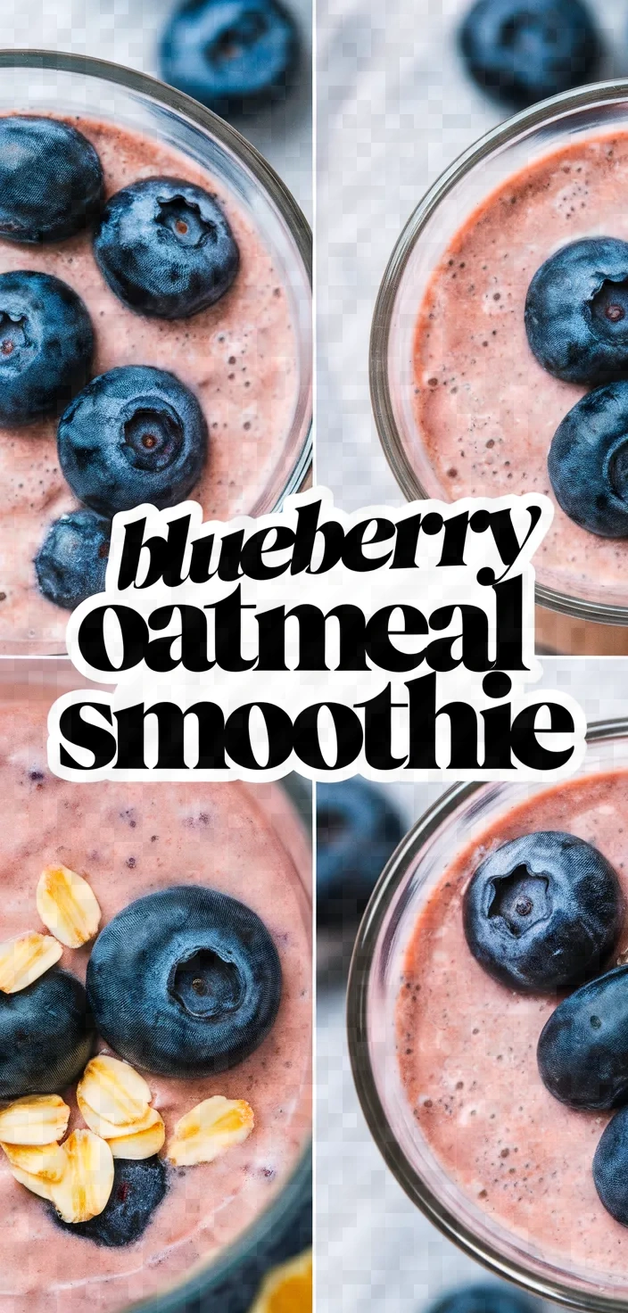 Blueberry Oatmeal Smoothie Recipe