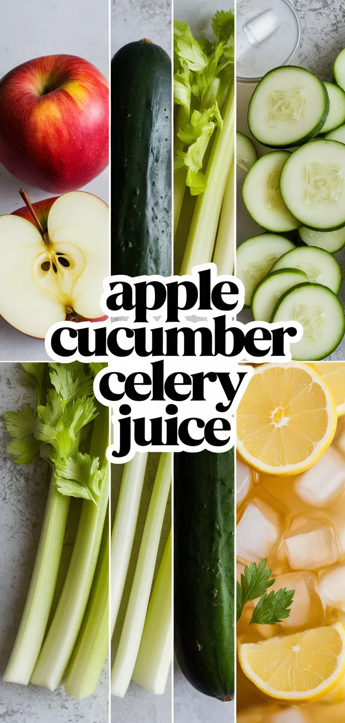 A photo of Apple Cucumber Celery Juice Recipe