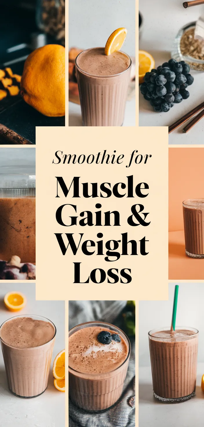 A photo of Best Pre Workout Smoothie Muscle Gain Weight Loss Recipe