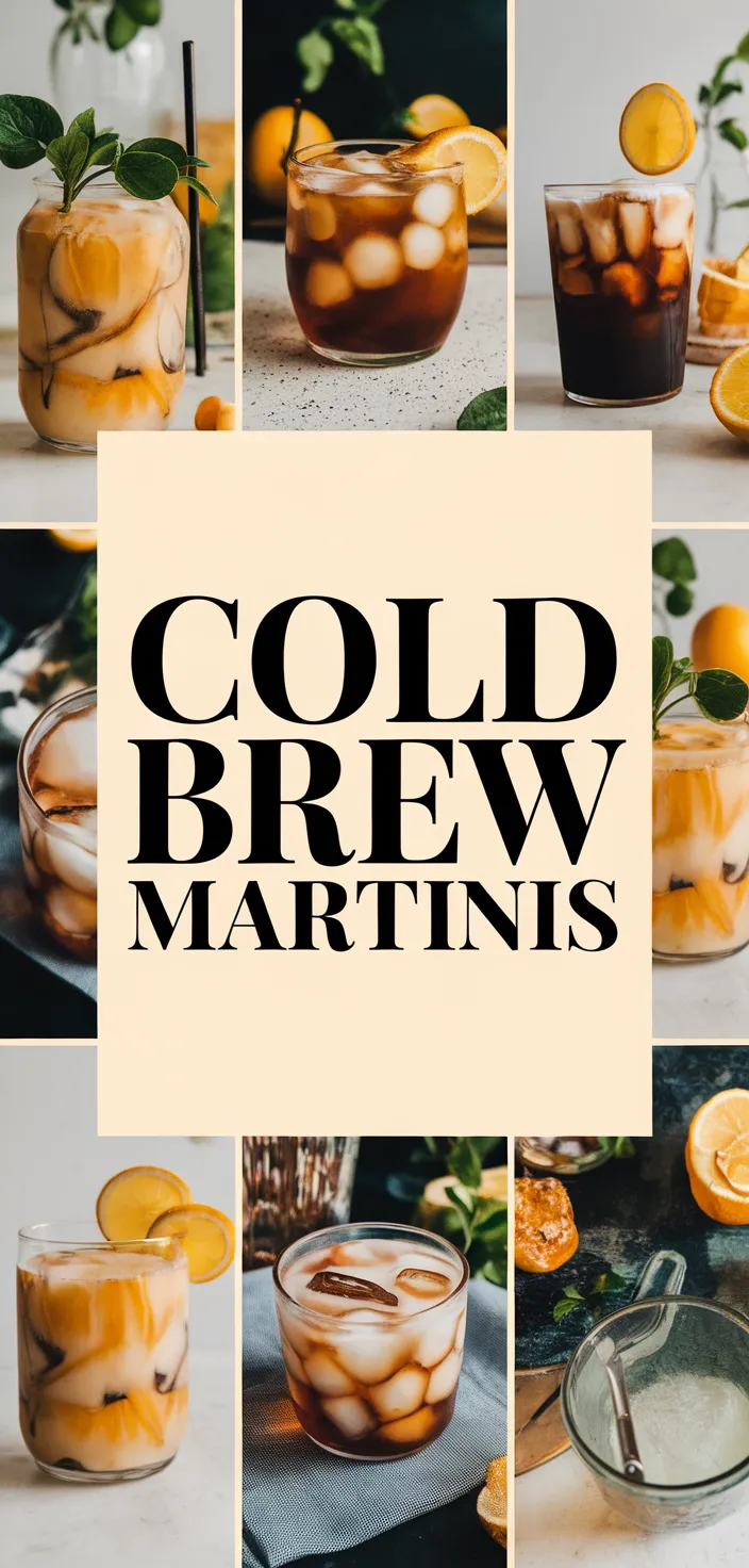 A photo of Cold Brew Martinis Recipe