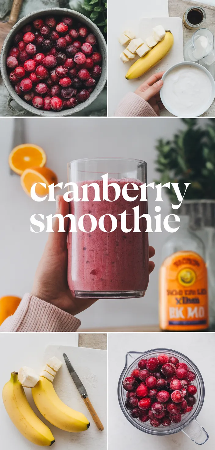 A photo of Cranberry Smoothie Recipe