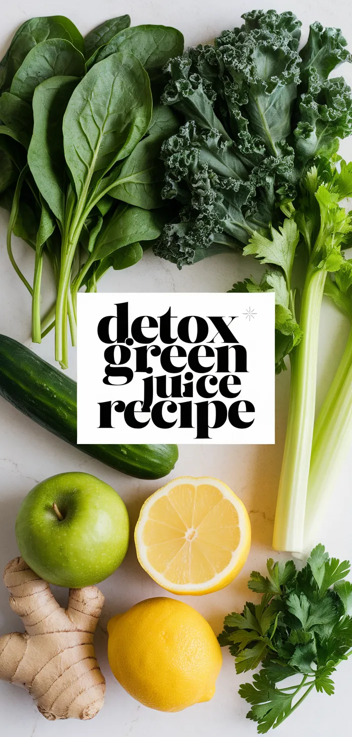 A photo of Detox Green Juice Recipe