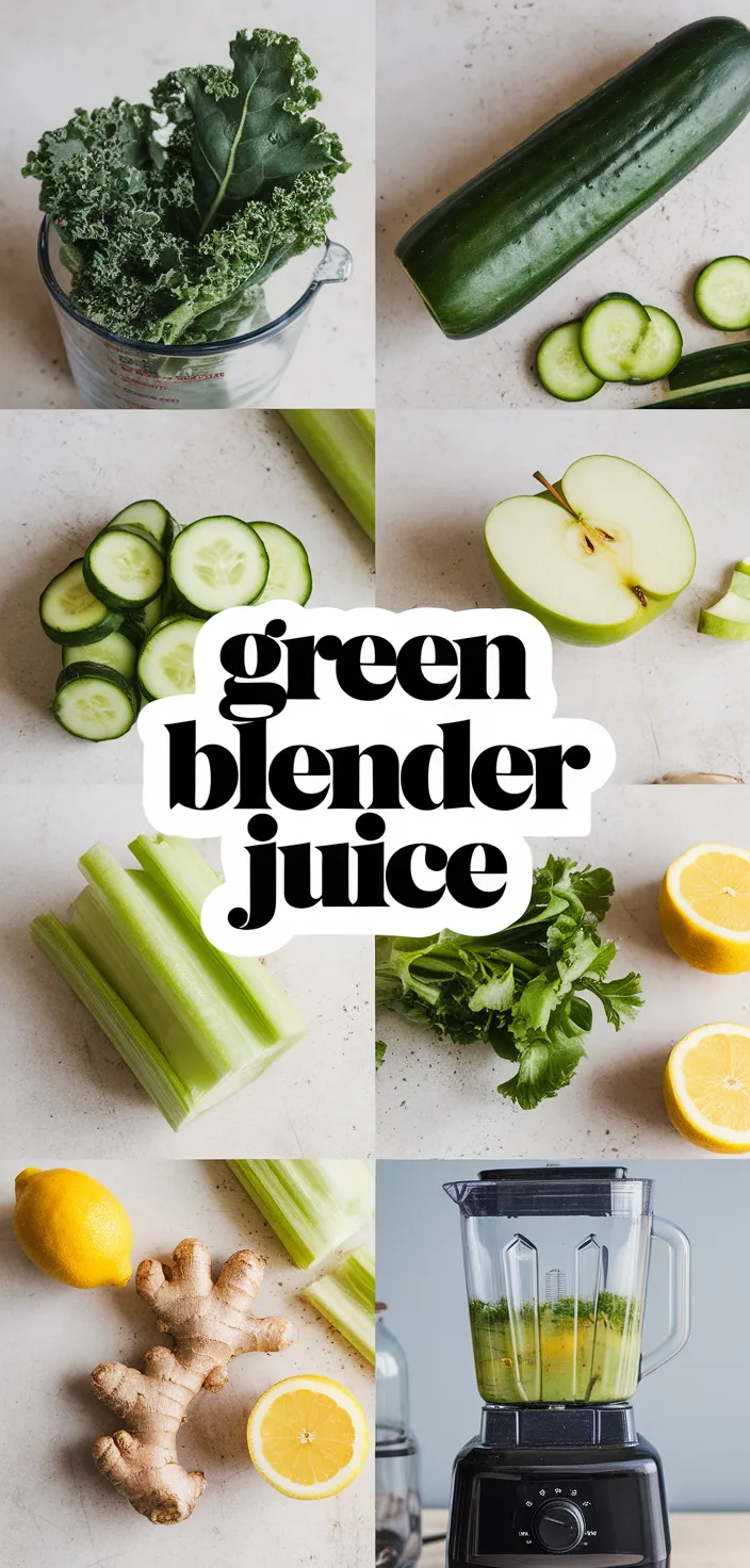 A photo of Green Blender Juice Recipe