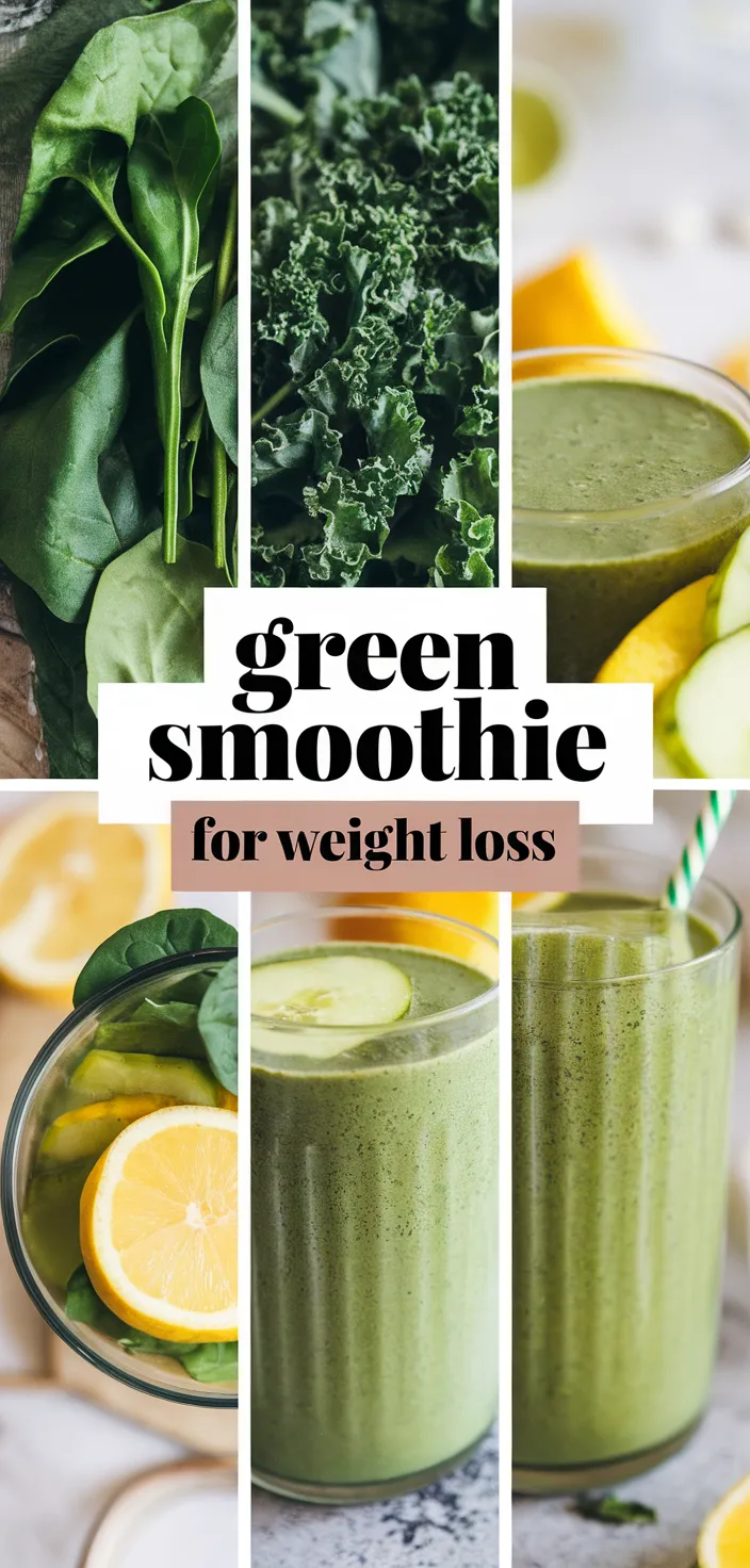 A photo of Healthy Green Smoothie For Weight Loss Recipe