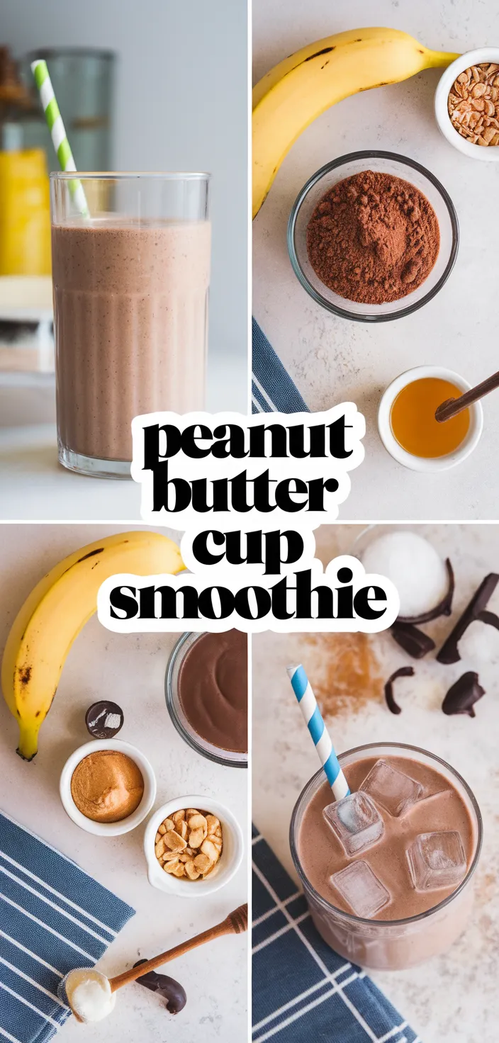 A photo of Peanut Butter Cup Smoothie Recipe