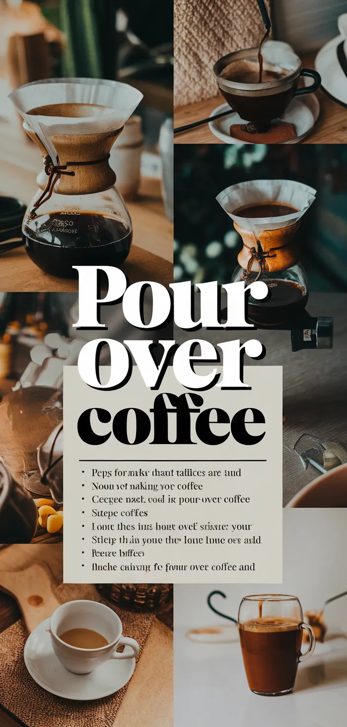 A photo of Pour Over Coffee Recipe