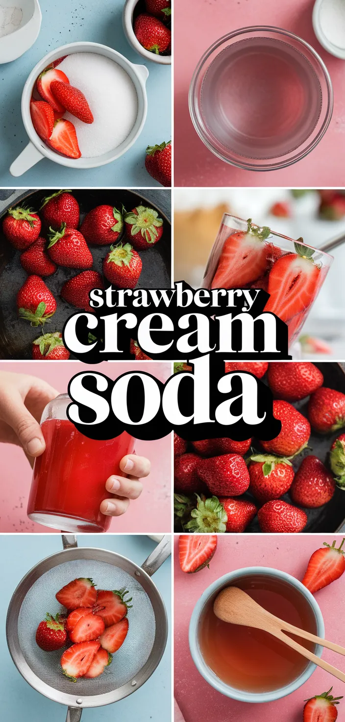 A photo of Strawberry Cream Soda Recipe