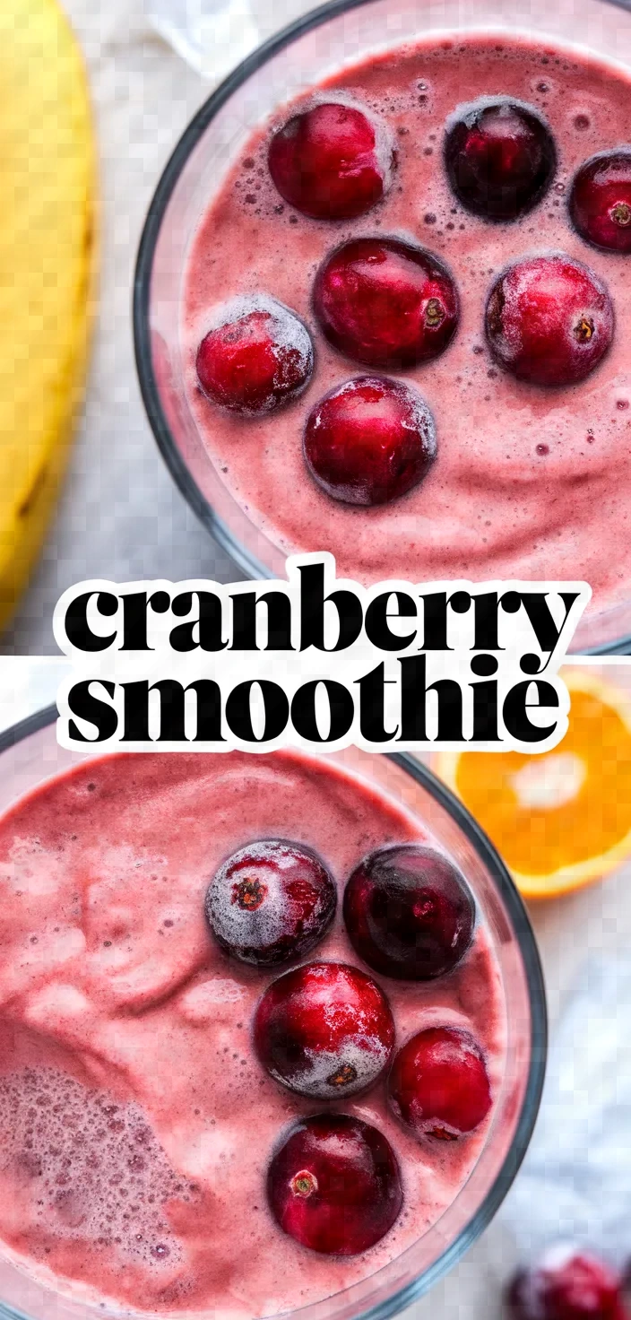 Cranberry Smoothie Recipe