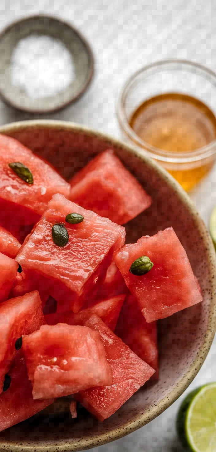 Ingredients photo for Easy Watermelon Juice No Juicer Needed Recipe