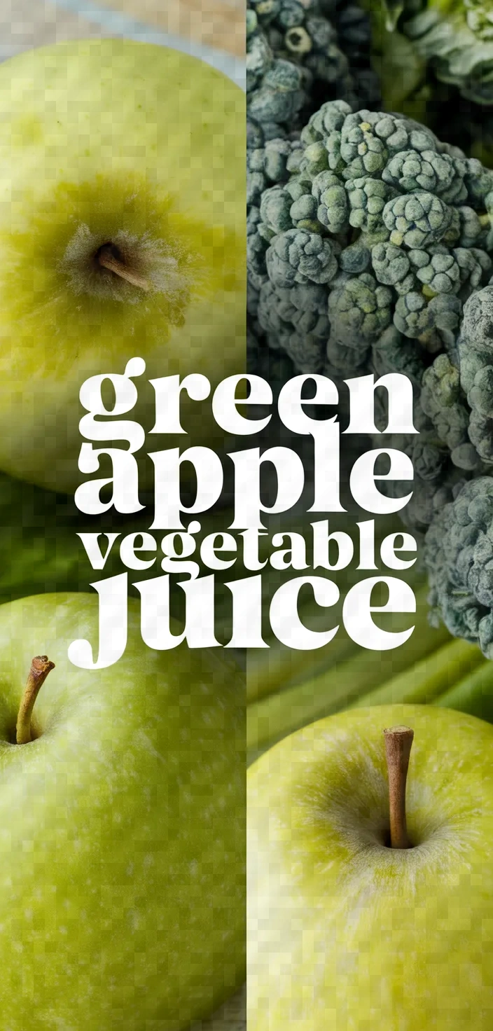 Green Vegetable Juice With Apple Recipe