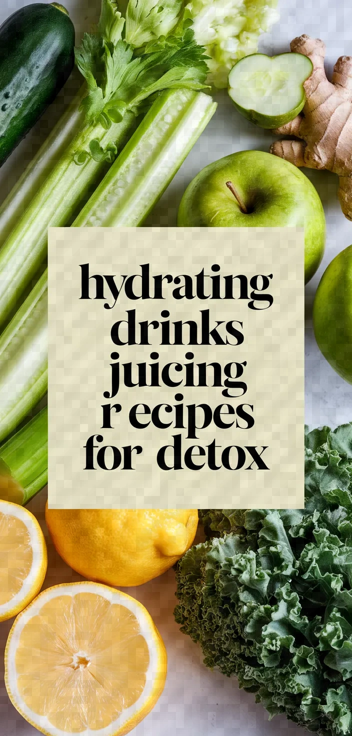 Hydrating Drinks Juicing Recipes For Detox