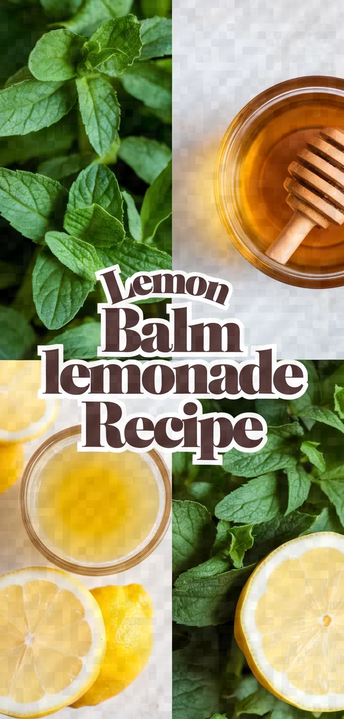 Lemon Balm Lemonade Recipe