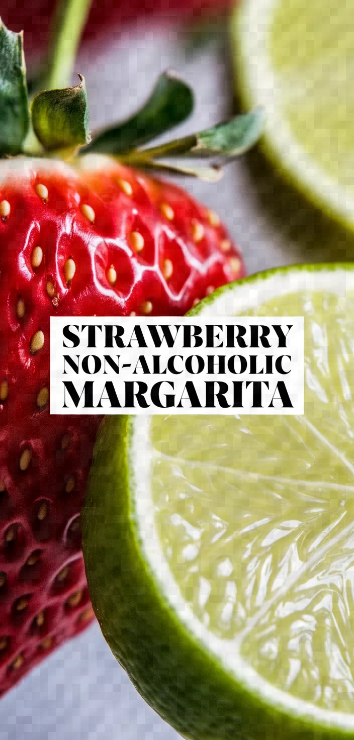 Non Alcoholic Strawberry Margarita Recipe