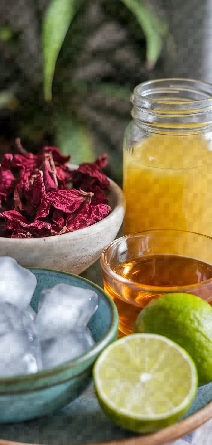 Ingredients photo for Pineapple Hibiscus Tea Recipe