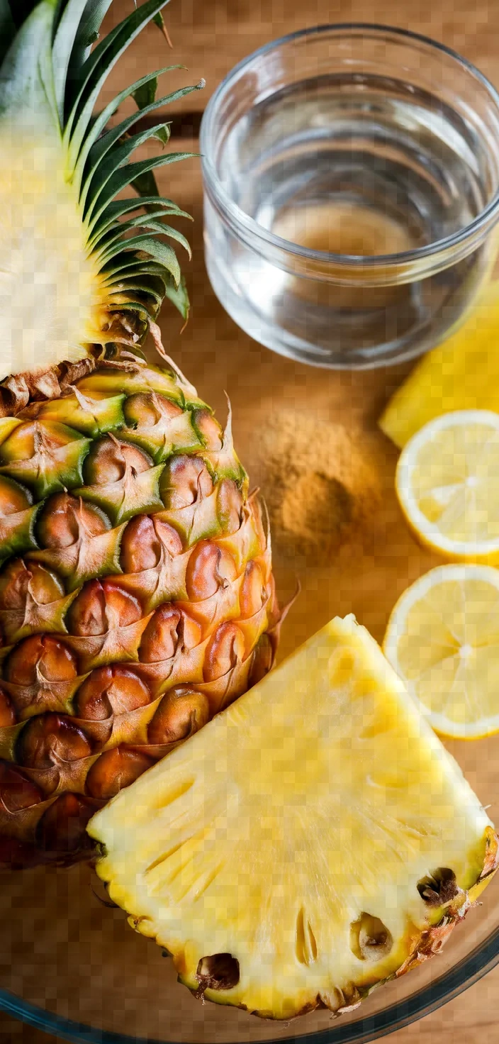 Ingredients photo for Pineapple Juice For Constipation Recipe