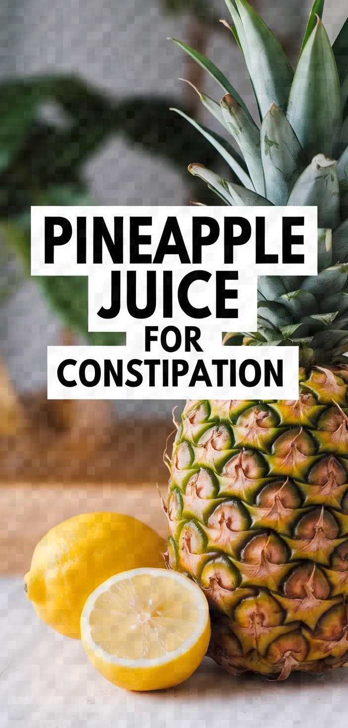 Pineapple Juice For Constipation Recipe