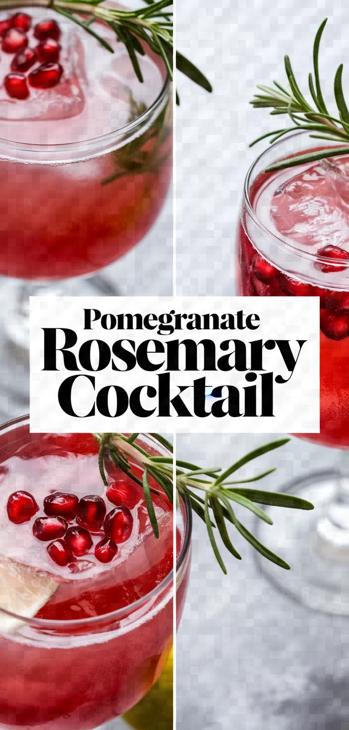 Pomegranate Rosemary Cocktail Recipe