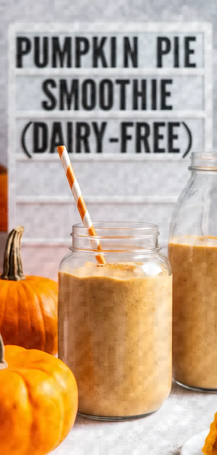 Pumpkin Pie Smoothie Dairy Free Recipe