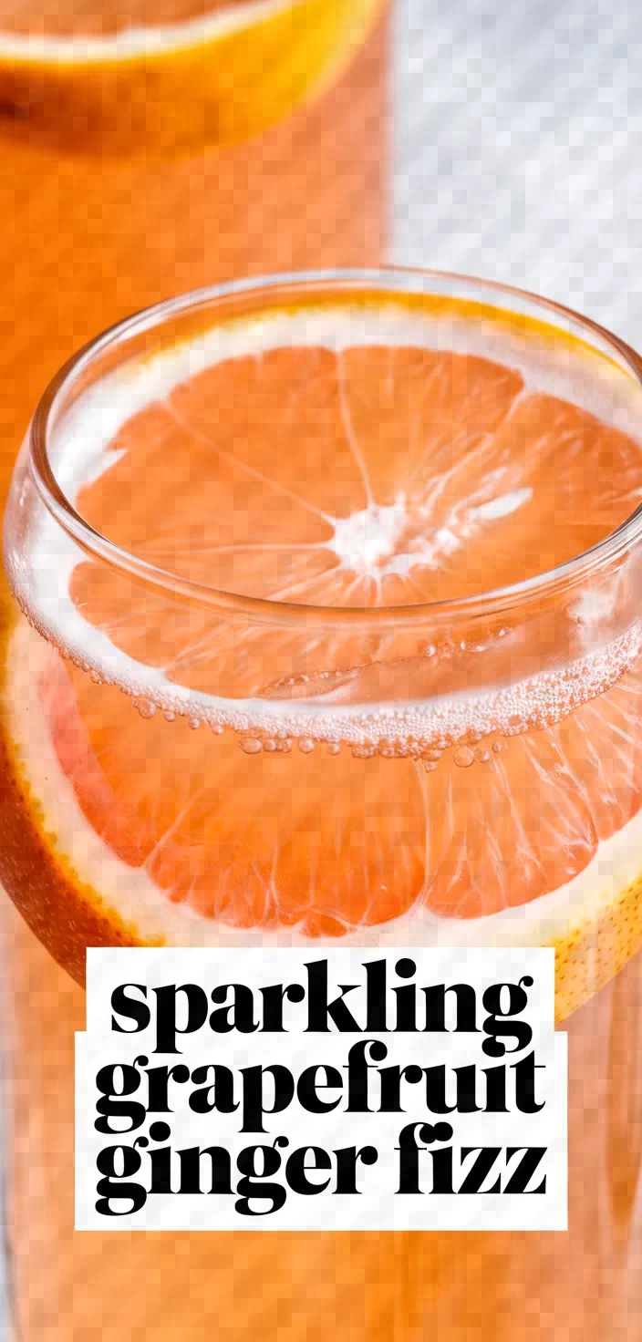 Sparkling Grapefruit Ginger Fizz Recipe