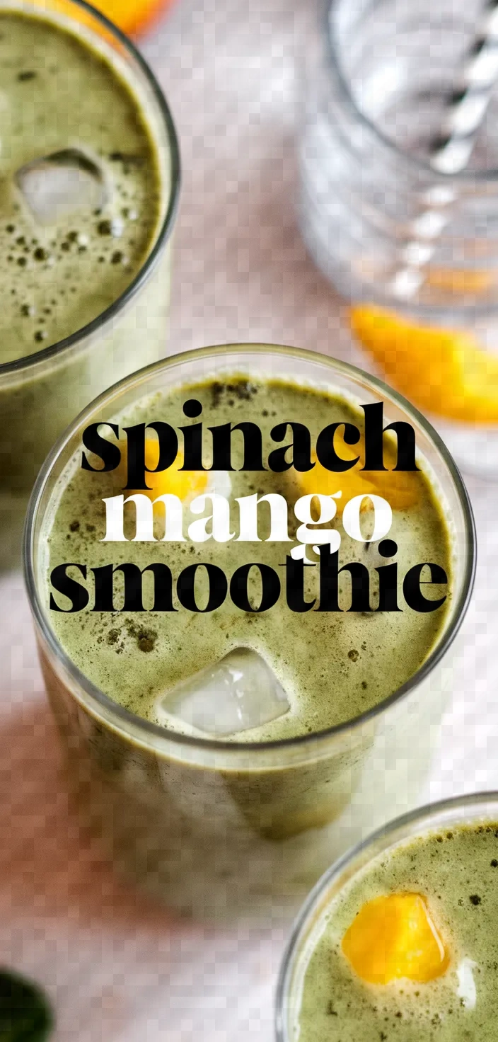 Spinach Mango Smoothie Recipe