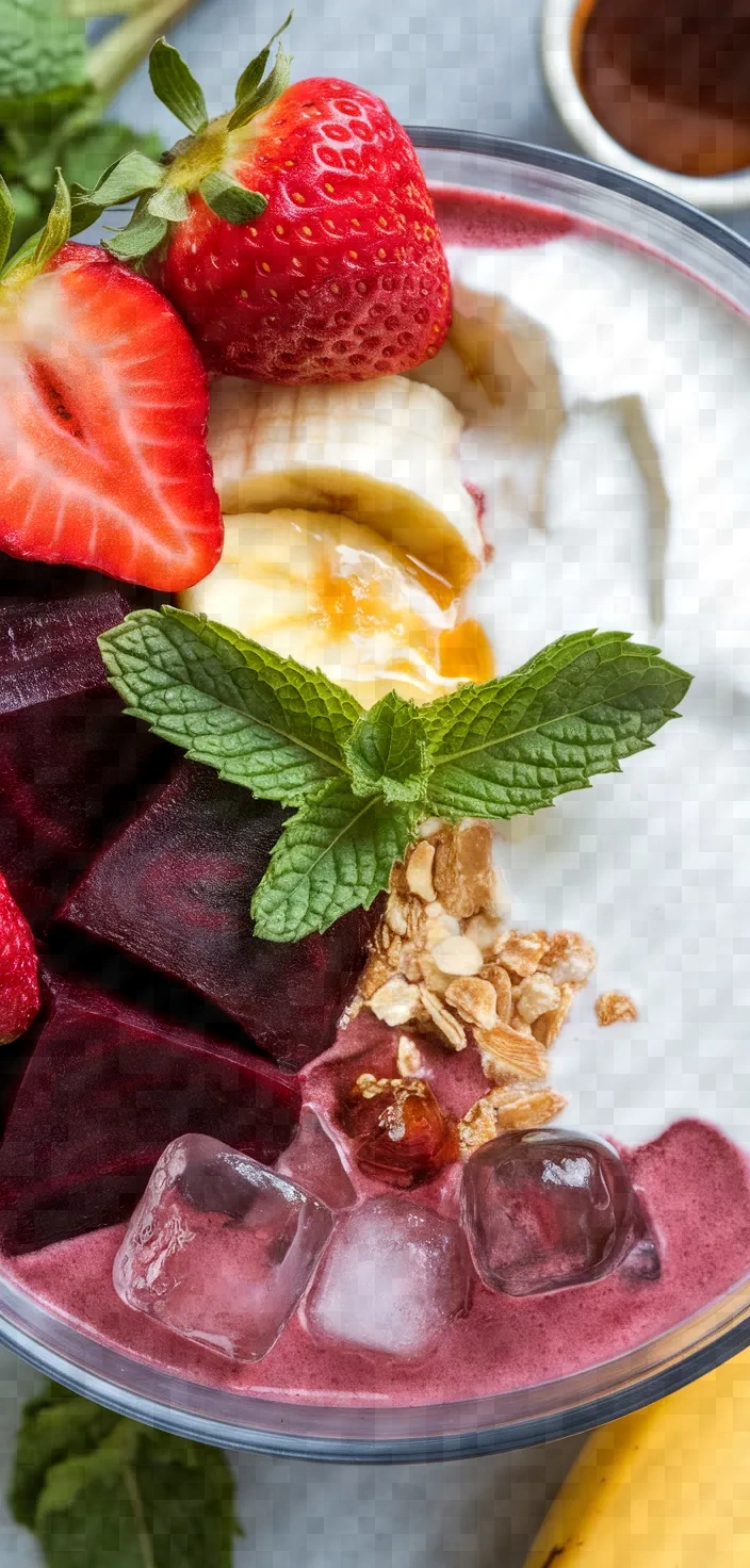 Ingredients photo for Strawberry Beet Smoothie Recipe