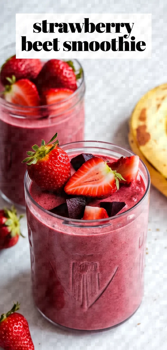 Strawberry Beet Smoothie Recipe