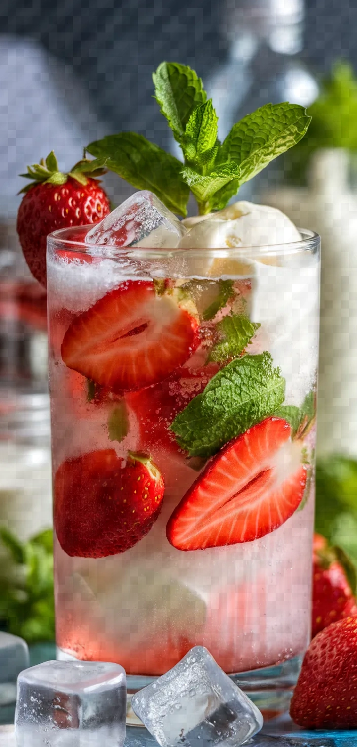 Ingredients photo for Strawberry Cream Soda Recipe