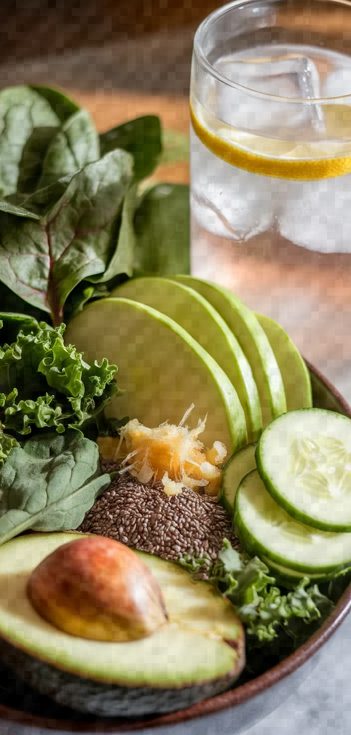 Ingredients photo for Superfood Green Detox Smoothie Recipe