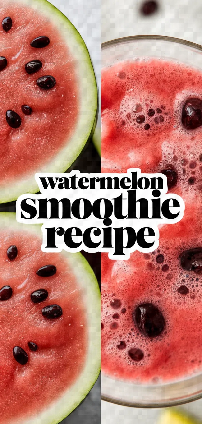 Watermelon Smoothie Recipe