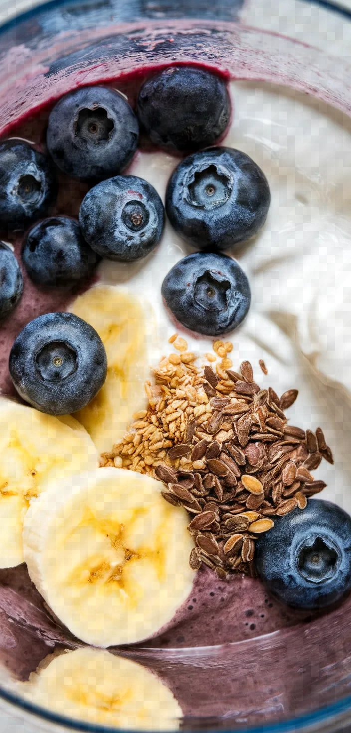 Ingredients photo for Blissful Blueberry Smoothie Recipe