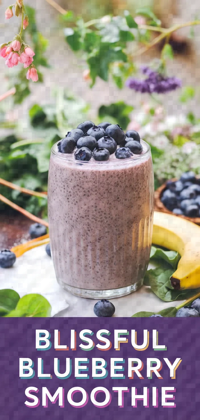 Blissful Blueberry Smoothie Recipe